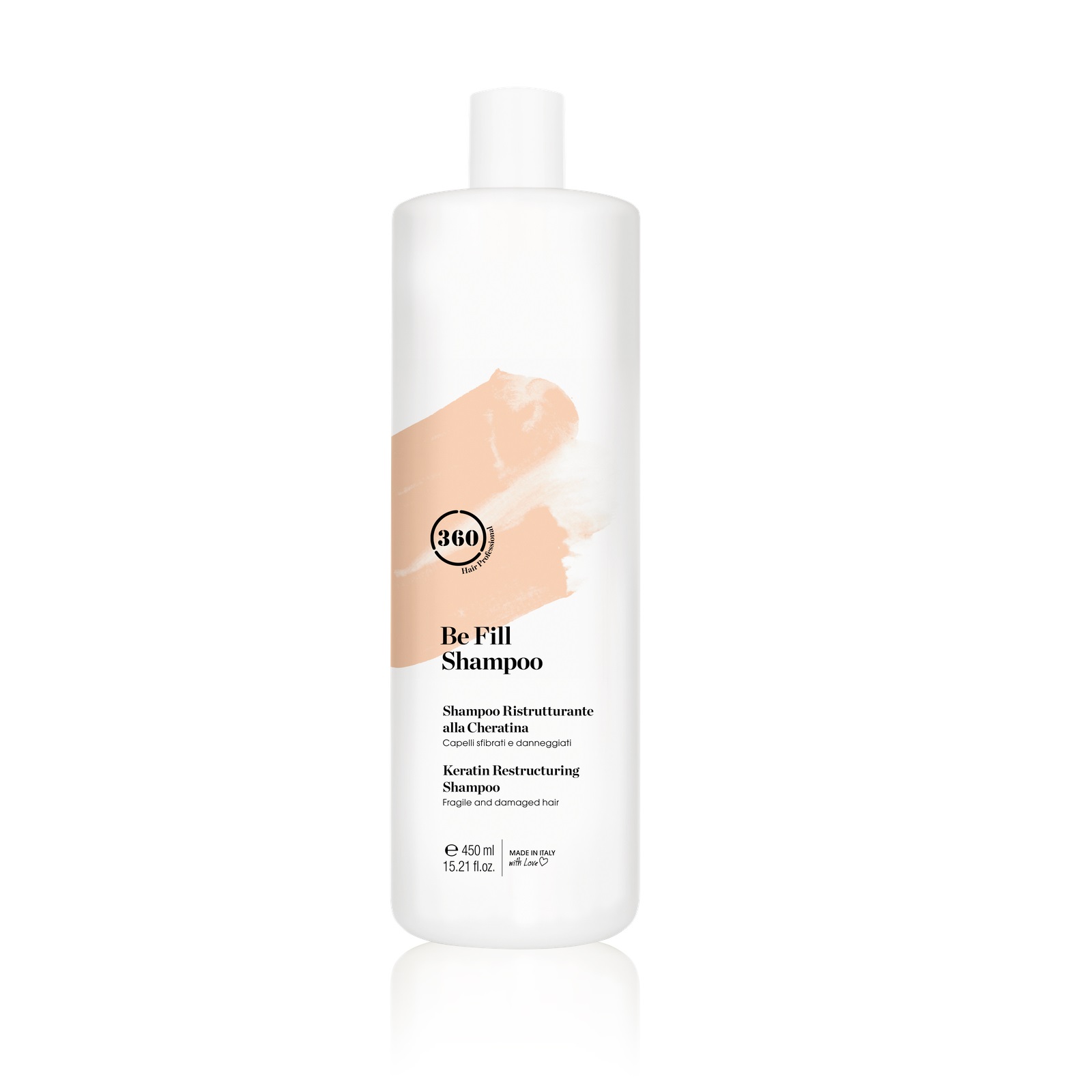 360 BE FILL SHAMPOO 450ML