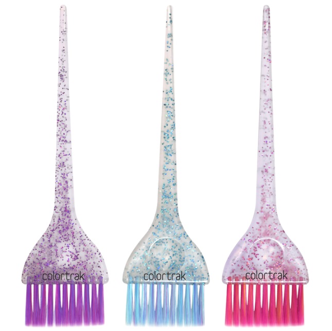 COLORTRAK GLITTER TINT BRUSH 3PK