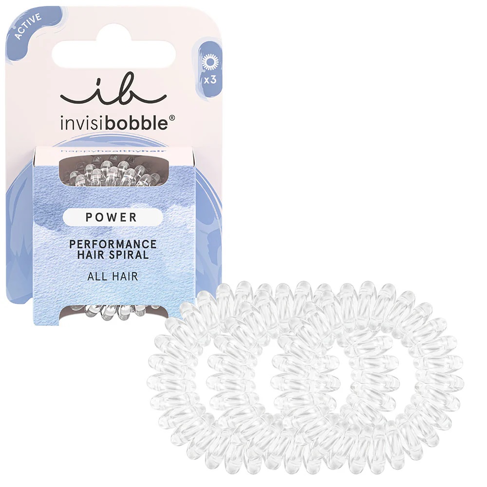 INVISIBOBBLE SPIRAL POWER CLEAR 3PC