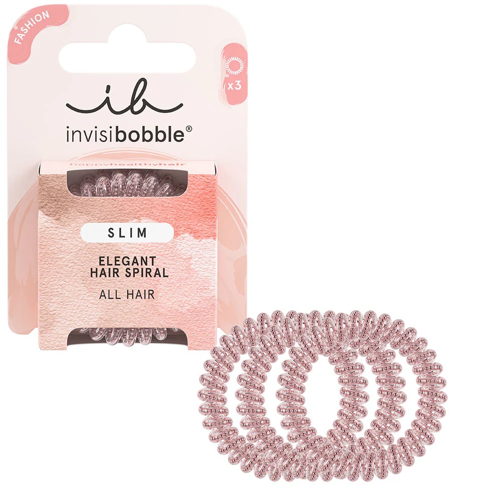 INVISIBOBBLE SPIRAL SLIM PINK 3PC
