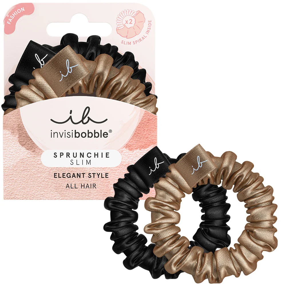 INVISIBOBBLE SPRUNCHIE SLIM GOLDEN 2P