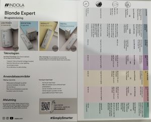 INDOLA BLONDE EXPERT COLOR CHART