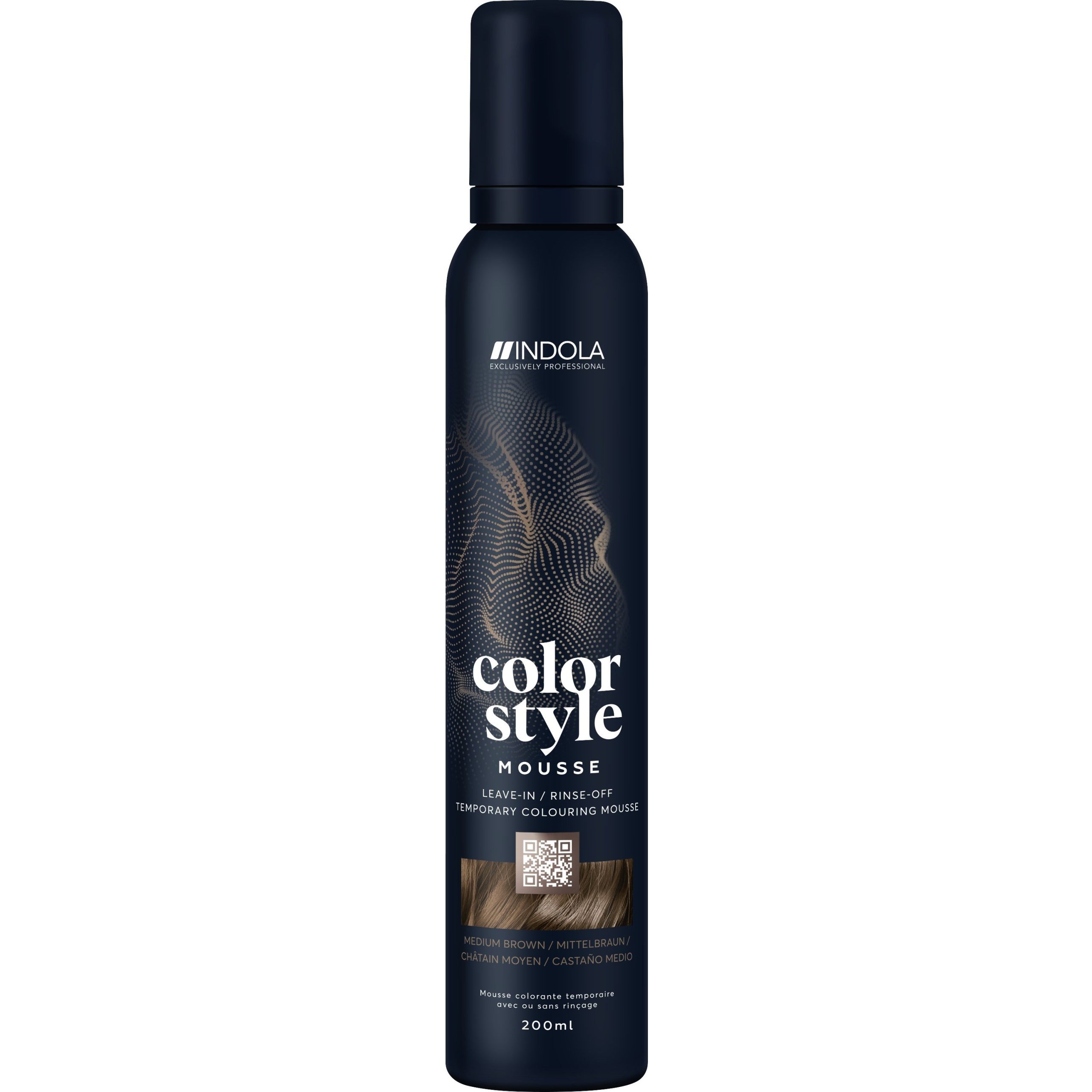INDOLA COL STYLE MOUSSE MED BROWN