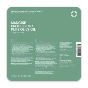 MANCINE OLIVE OIL HOT WAX 500G