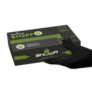 SHOWA BIO GLOVES MED BLACK BX100