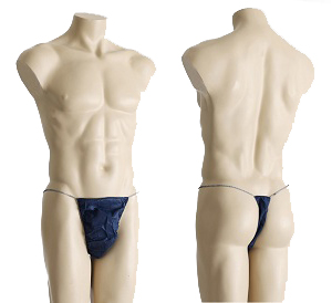 S/SPA MENS G-STRING NAVY PK25