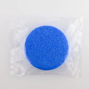 ROUND FACIAL SPONGE BLUE (HYDRATED)