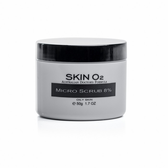 SKIN O2 MICRO SCRUB 8% EXFOL 50G