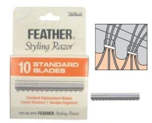 FEATHER STANDARD BLADES 10 C/GUARD