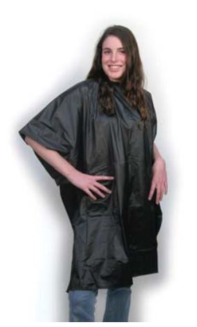PLASTIC DYE CAPE - BLACK