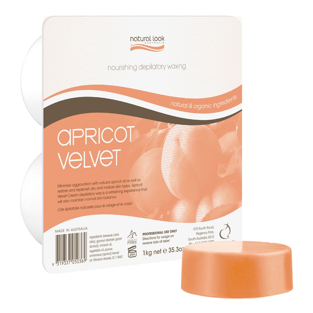 NAT LOOK APRICOT SOLID WAX 1KG