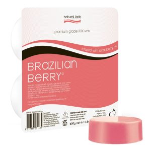 NAT LOOK BRAZ BERRY SOLID WAX 500G