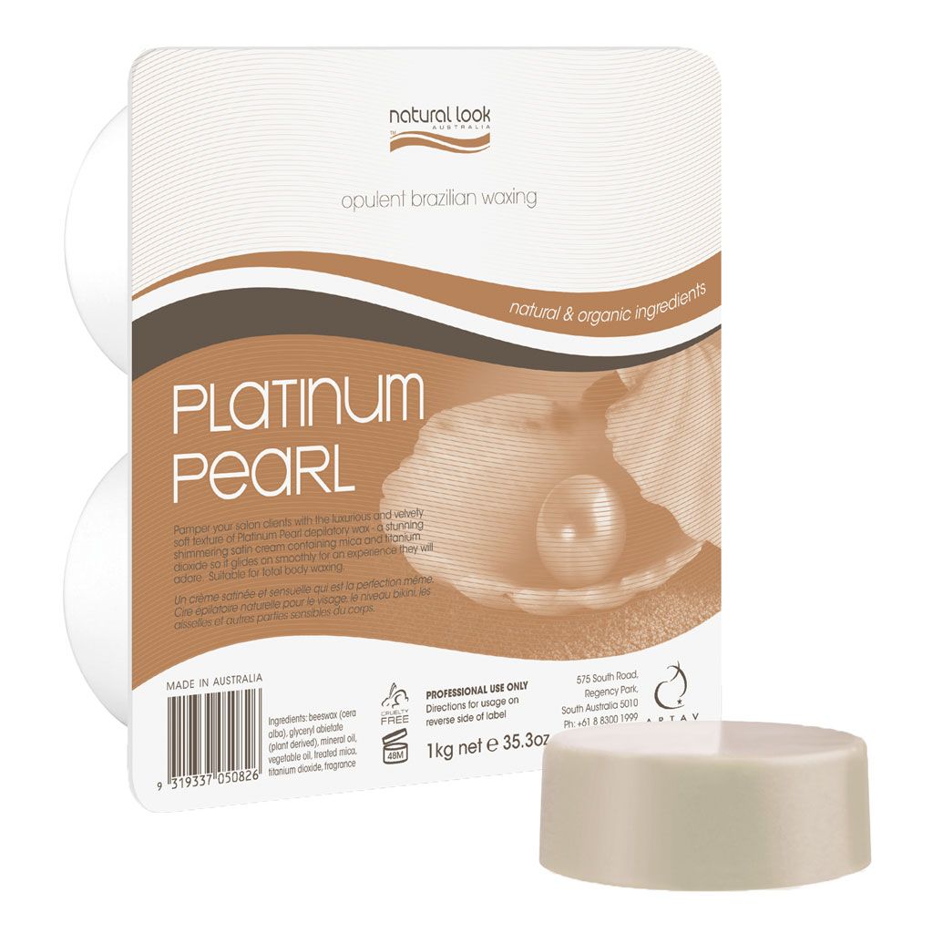 NAT LOOK PLAT. PEARL SOLID WAX 1KG