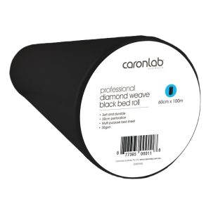 CARON DIAM. WEAVE BED ROLL BLACK