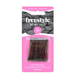 FREESTYLE BOBBY PINS 36PC BROWN