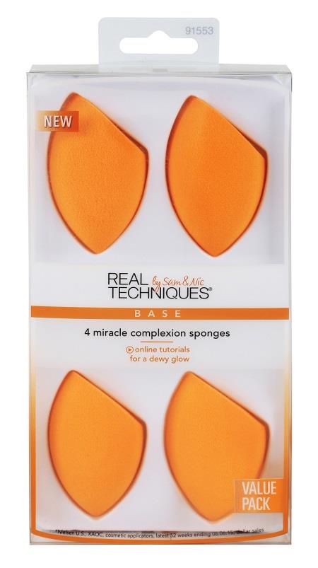 REAL TECH 1533 COMPLEXION SPONGE 4PC