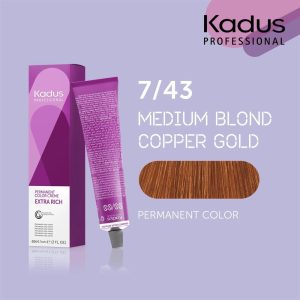 KADUS PERMANENT COLOR 7/43 60G
