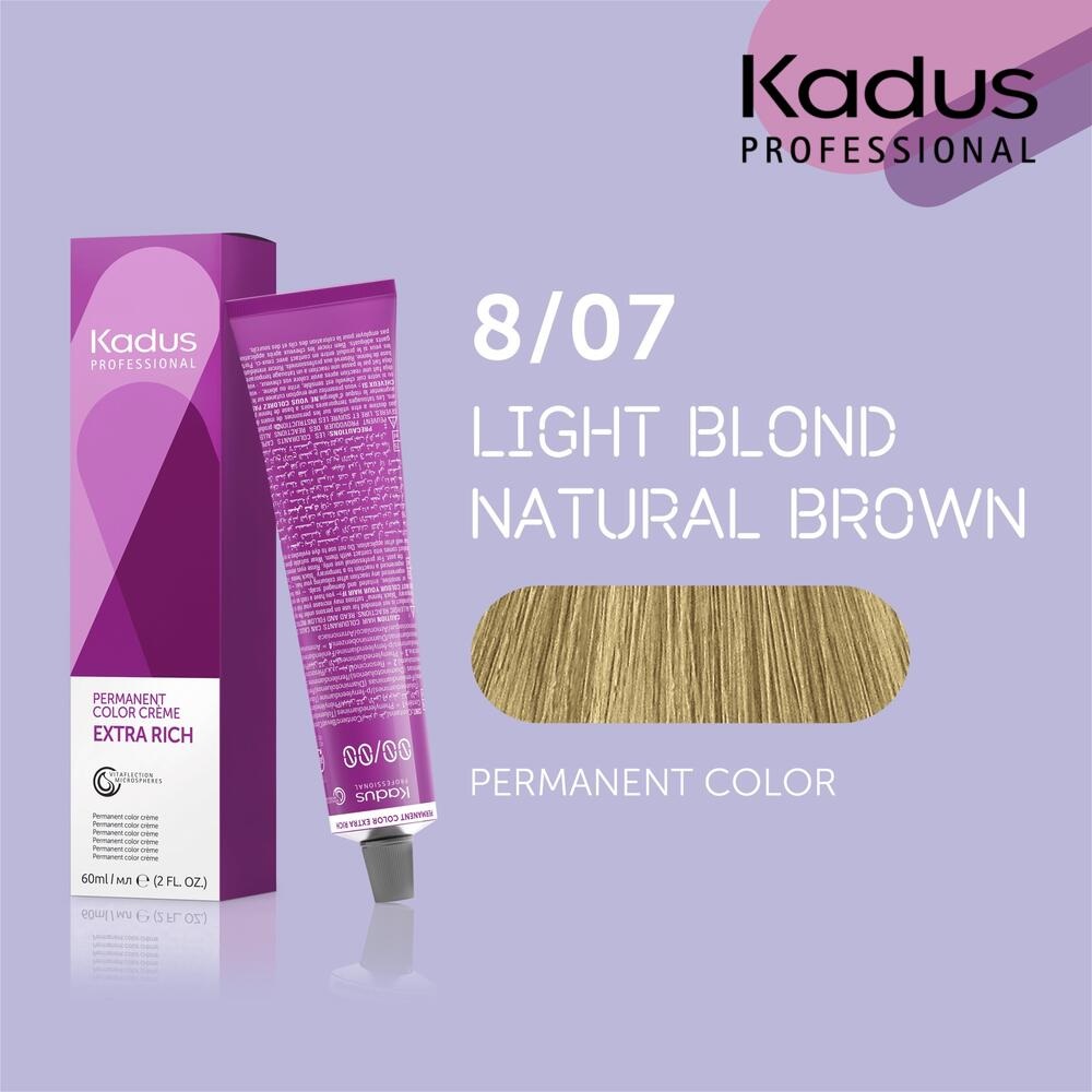KADUS PERMANENT COLOR 8/07 60G