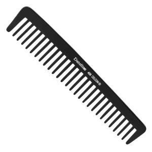 BLACK CELCON WIDE TOOTH COMB 8"