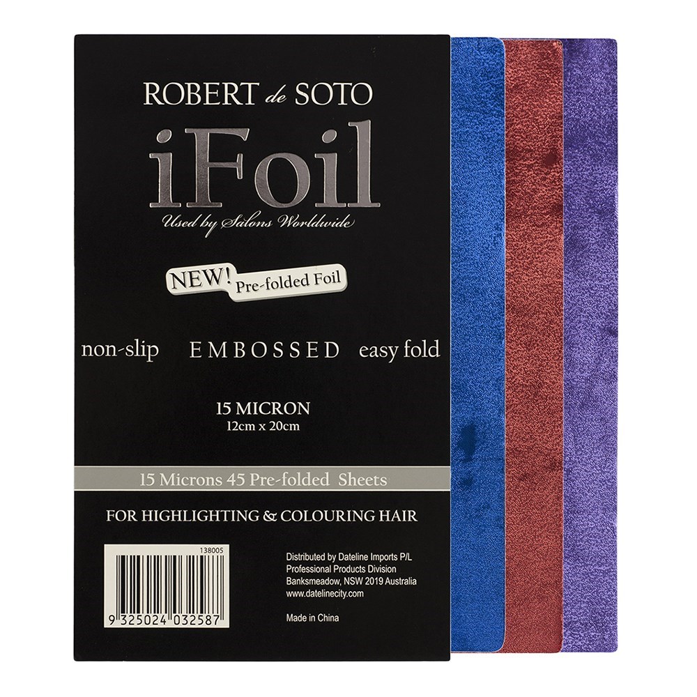 IFOIL PK45 EMB. FOIL COL 12 X 20CM 15MIC
