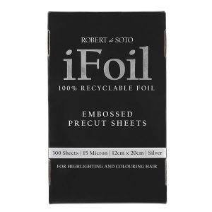 IFOIL PK300 EMB. FOIL SILVER 12X20CM 15MIC