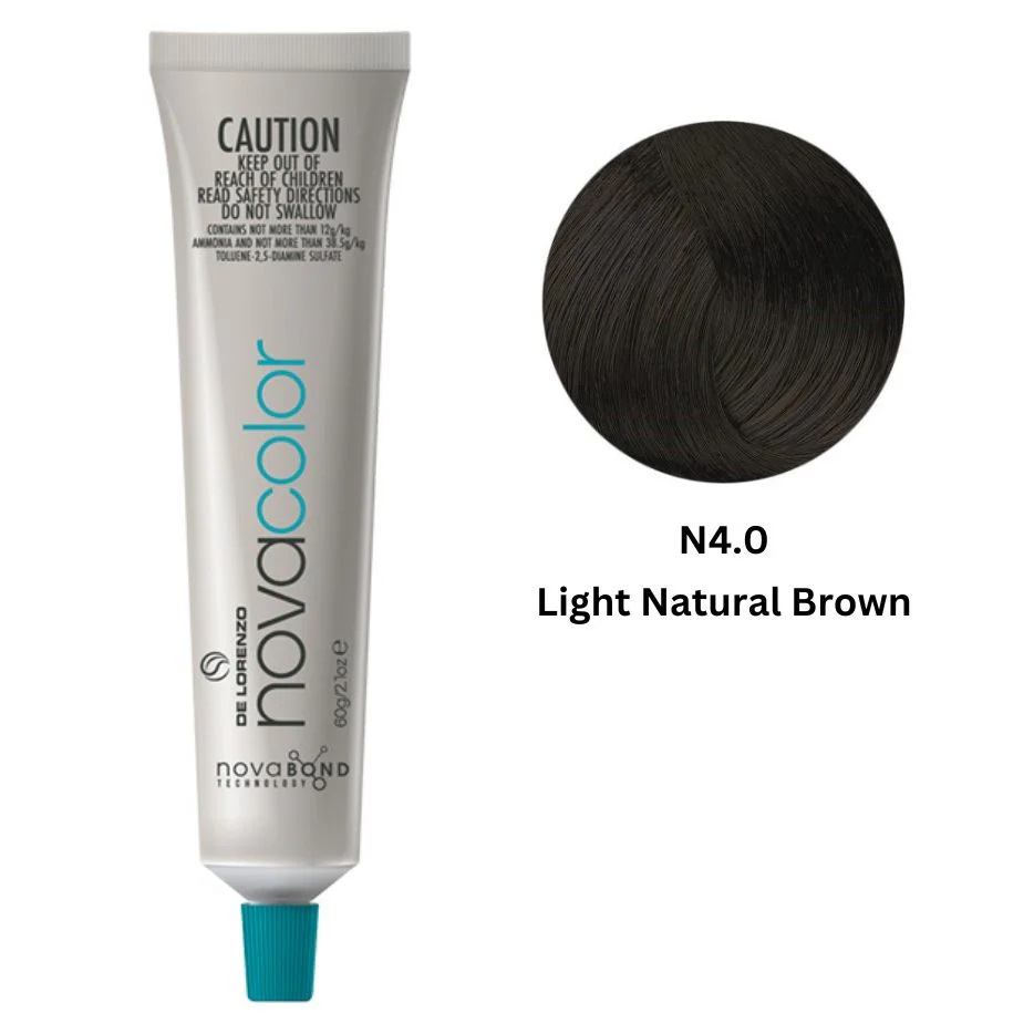 NOVACOLOR N4.0 LT NAT BROWN 60G