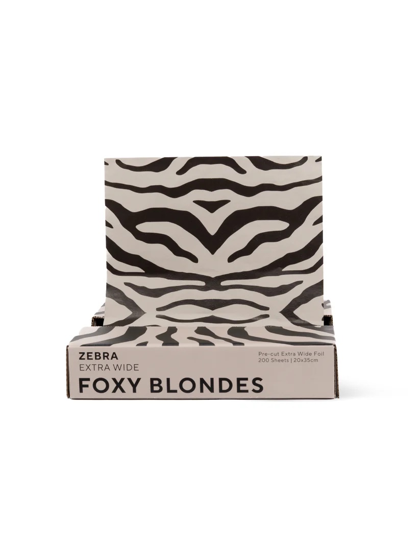 FOXY BLONDES EXTRA WIDE ZEBRA