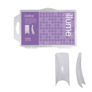 DEFINE TIPS CLEAR 100PK ASSTD SIZES