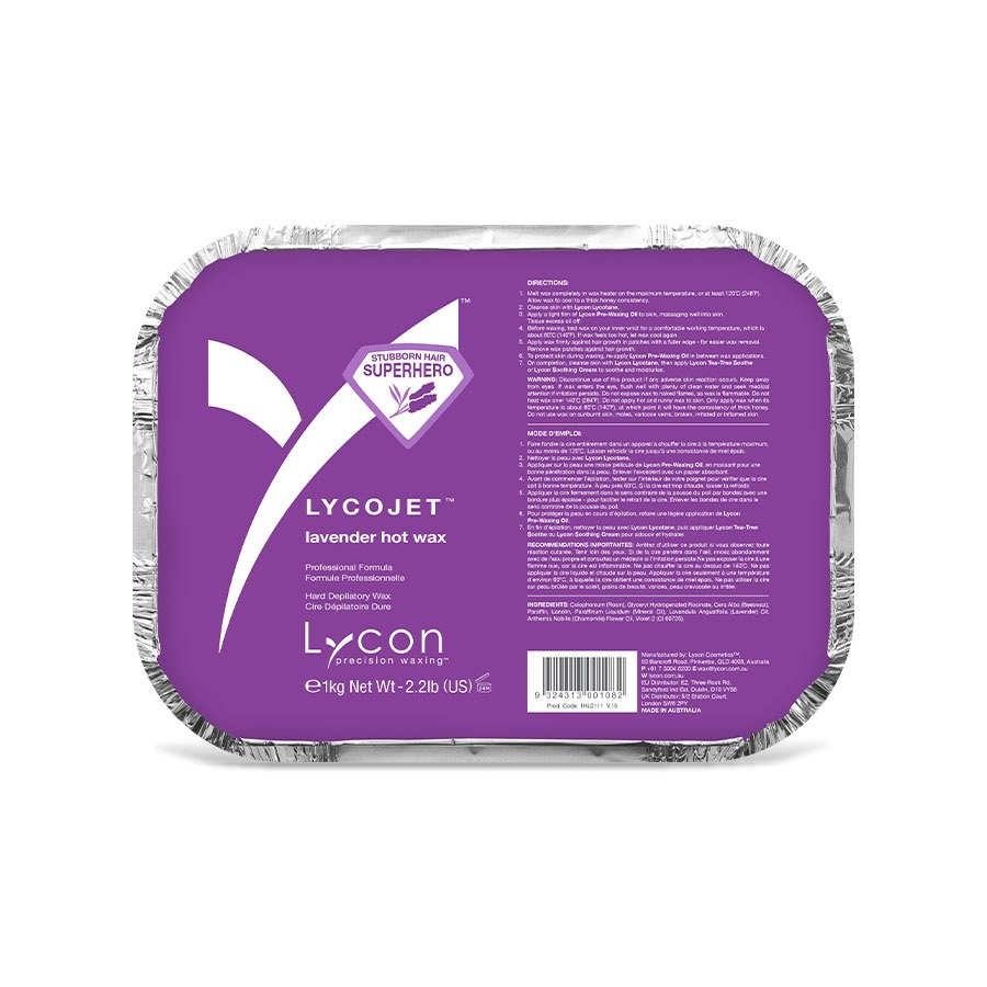 LYCOJET LAVENDER HOT WAX 1KG
