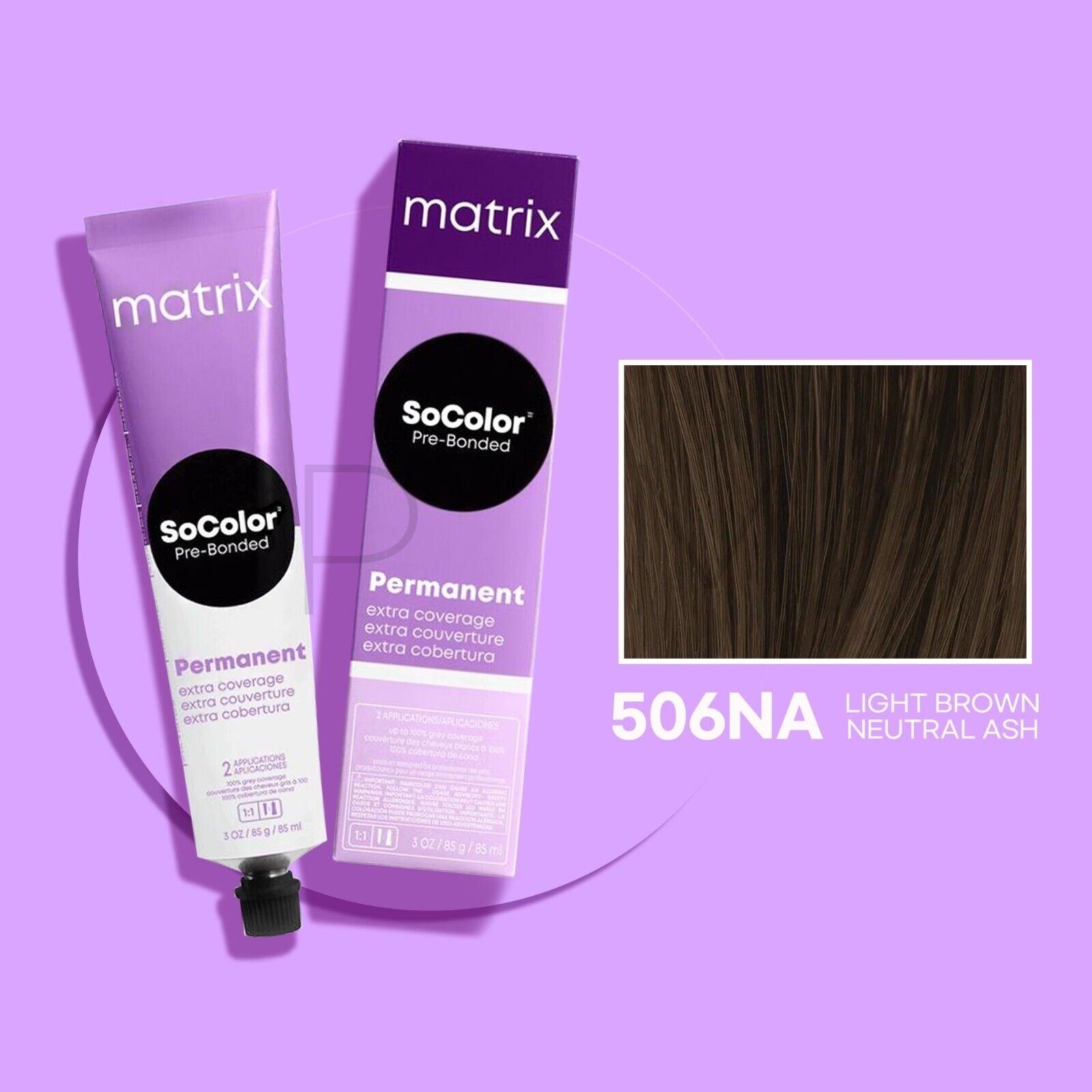 SOCOLOR 506NA LT BROWN NEUT ASH EC