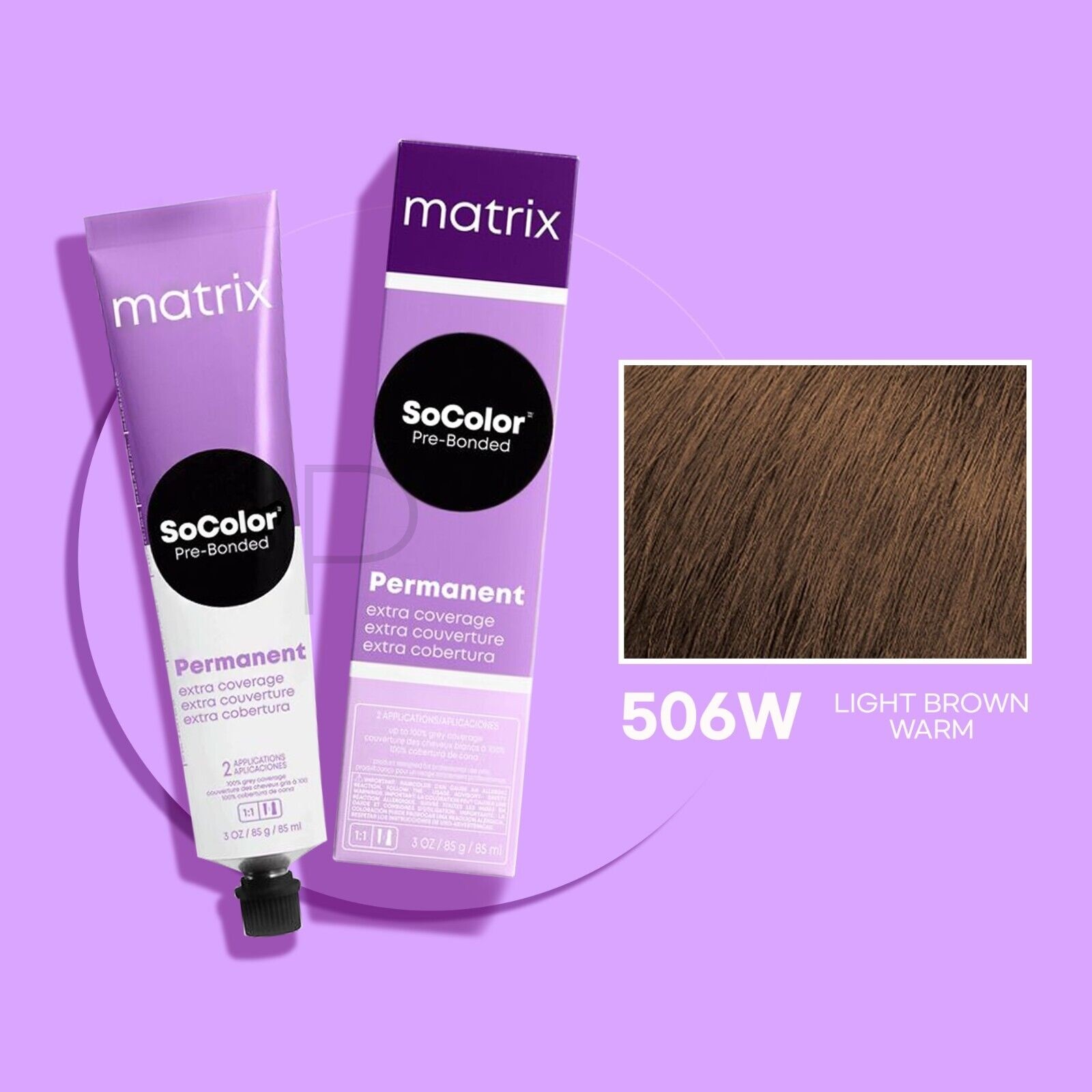 SOCOLOR 506W LT BROWN WARM EC