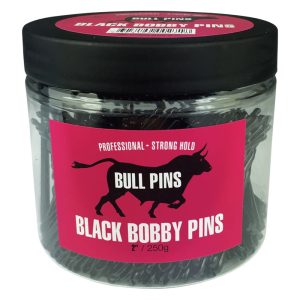 BULL BOBBY PIN BLACK 2" 250GR