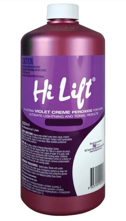 HI LIFT VIOLET PEROXIDE 20 VOL 1L