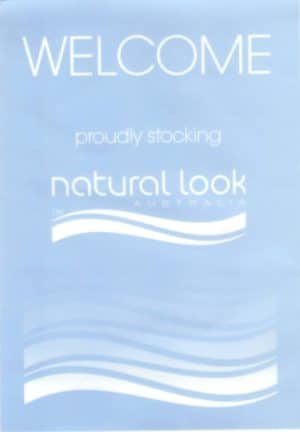 NATURAL LOOK WINDOW DECAL