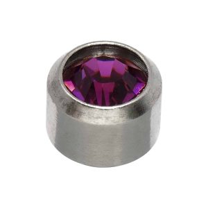 C/BLU BIRTHSTONE SILVER FEB