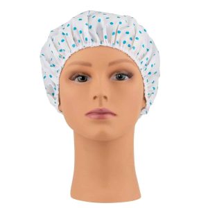 SHOWER CAP POLKA DOT - ASSORT COLOR