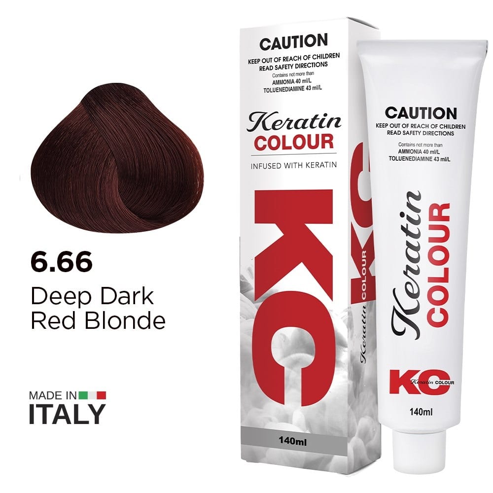 KERATIN COLOUR 6.66 DEEP DK RED BLONDE