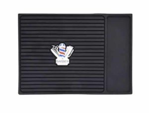 BARBER TOOL MAT BLACK 35X24CM