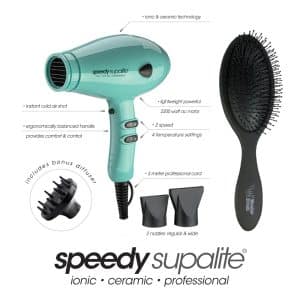 SPEEDY SUPALITE DRYER TIFF BLUE & BRUSH