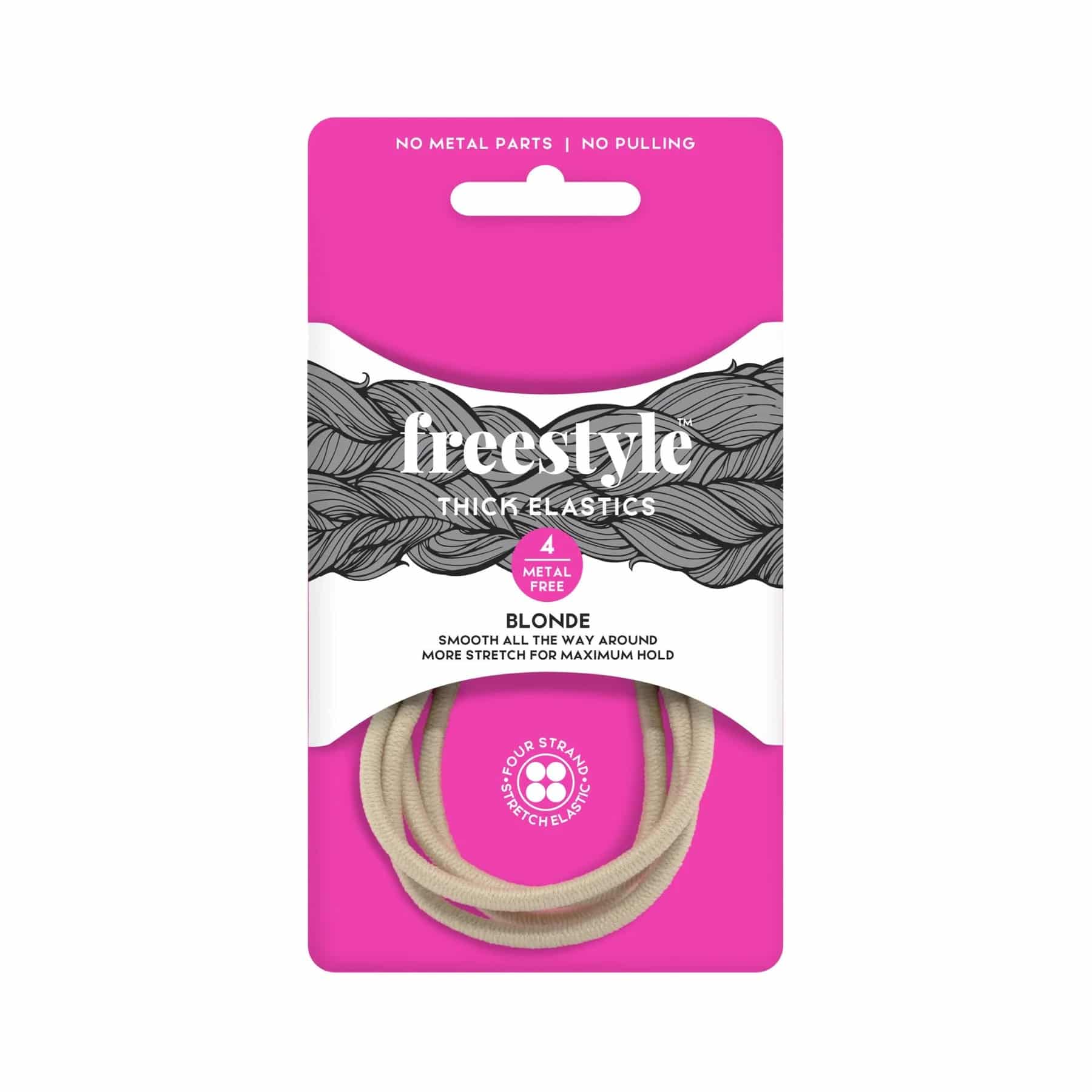 FREESTYLE METAL FREE ELASTIC 4PC BLNDE