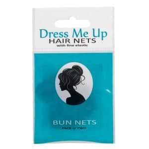 DMU BUN NET DARK BROWN 2PK